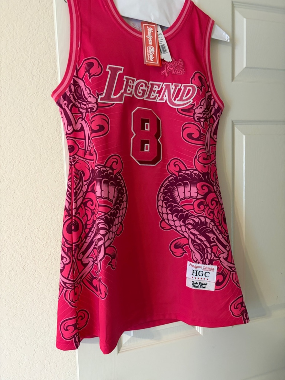Legend Think Pink Sleeveless Kobe Bryant Basketball Tank Dress - Think Pink